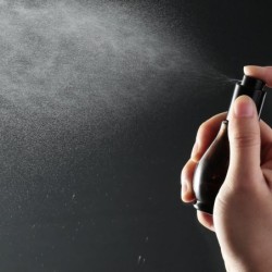 Frasco de spray de vidro - marrom escuro - proteção solar - recipiente para amostras de cosméticos/perfumes