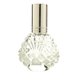 Frasco de cristal - com atomizador - para perfume - reutilizável - 15ml