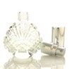 Frasco de cristal - com atomizador - para perfume - reutilizável - 15ml