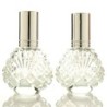 Frasco de cristal - com atomizador - para perfume - reutilizável - 15ml