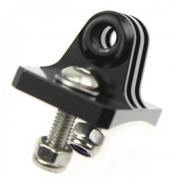 Aluminum helmet mount - for GoPro Hero cameras