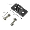 Aluminum helmet mount - for GoPro Hero cameras