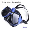 Diving mask - swimming goggles - for GoPro Hero 4 / 3 / 3+ cameras
