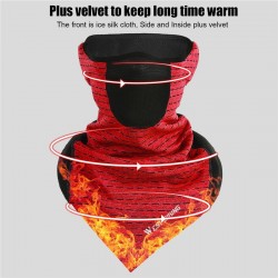 Multifunction scarf - cycling half face mask - balaclava - winter sports - unisex