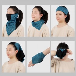 Multifunction scarf - cycling half face mask - balaclava - winter sports - unisex
