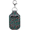 Leather bottle cover - for hand sanitizers / perfume bottles - with keychain - 30mlKeyrings