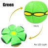 Forma de flor plana - bola de disco - OVNI voador - com LED - brinquedo de arremesso