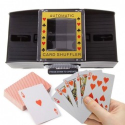 Automatic poker cards shuffler - battery operated