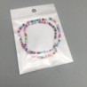 Classic short necklace - with colorful beads - elastic threadNecklaces