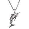 Necklace with swordfish - stainless steel - unisexNecklaces