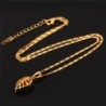 Leaf shaped pendant with crystals - stainless steel necklaceNecklaces