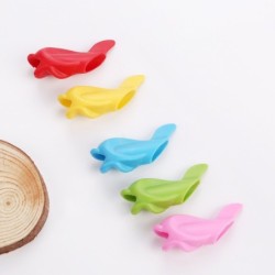 Porta-lápis/caneta - suporte de silicone - correção da postura dos dedos - formato de peixe