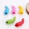Porta-lápis/caneta - suporte de silicone - correção da postura dos dedos - formato de peixe