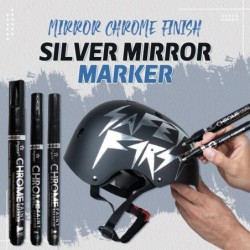 Liquid silver marker - mirror chrome finish - permanent inkPens & Pencils