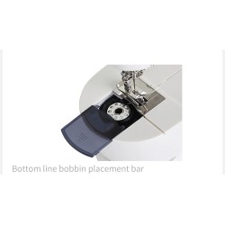 Mini sewing machine - portable - foot pedal / hand table / threads - with lightTextile