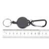 Mini telescopic keychain - retractable pull rope - with carabiner - 5 piecesKeyrings