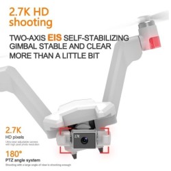 V shaped quadcopter - foldable - with twin propellers - two-axis gimbal - camera - GPS - professional RC DroneDrones