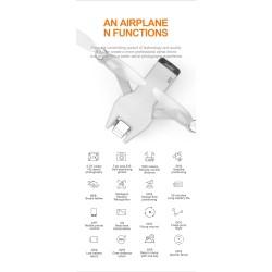 V shaped quadcopter - foldable - with twin propellers - two-axis gimbal - camera - GPS - professional RC DroneDrones