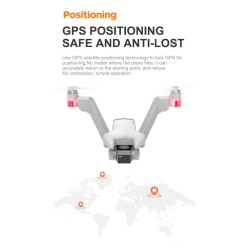 V shaped quadcopter - foldable - with twin propellers - two-axis gimbal - camera - GPS - professional RC DroneDrones
