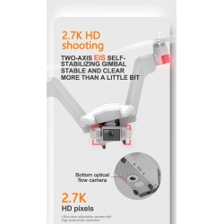 V shaped quadcopter - foldable - with twin propellers - two-axis gimbal - camera - GPS - professional RC DroneDrones