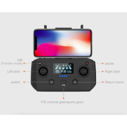 V shaped quadcopter - foldable - with twin propellers - two-axis gimbal - camera - GPS - professional RC DroneDrones