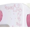 Mini electric sewing machine - dual speed - double threads - leaves / birds patternTextile