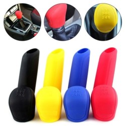 Cobertura universal da alavanca da engrenagem do carro / freio de mão - silicone - conjunto de 2 peças