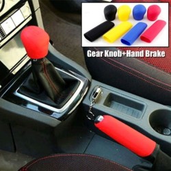 Cobertura universal da alavanca da engrenagem do carro / freio de mão - silicone - conjunto de 2 peças