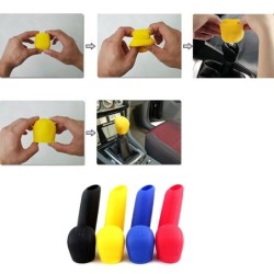 Cobertura universal da alavanca da engrenagem do carro / freio de mão - silicone - conjunto de 2 peças