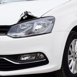 Adesivo de carro autoadesivo - à prova d'água - olhos engraçados de monstro espreitando