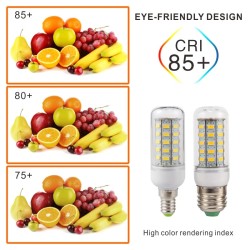 Lâmpada LED E27 / E14 - 220V - SMD 5730