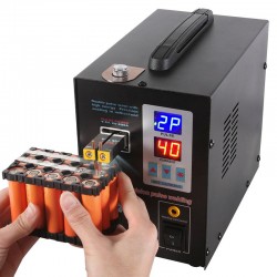 Máquina de solda a ponto - soldador a bateria para bateria 18650 - luz LED de 1,5kw - 110V -220V