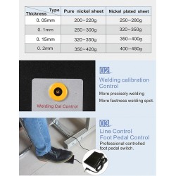 Spot welding machine - battery spot welder for 18650 battery - 1.5kw LED light - 110V -220VWelding