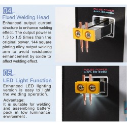 Spot welding machine - battery spot welder for 18650 battery - 1.5kw LED light - 110V -220VWelding
