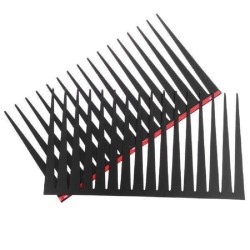 Decoração do farol do carro - adesivo - cílios pretos 3D