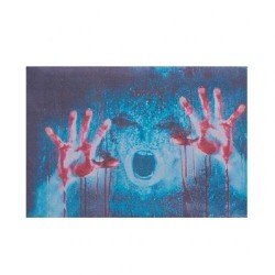 Adesivo de pára-brisa traseiro do carro - à prova d'água - pára-sol - design horror