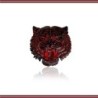 Adesivo de carro de metal - emblema - cabeça de tigre 3D