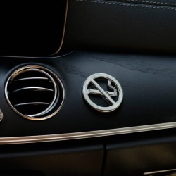 Autocolante interior de carro em metal - Proibido fumar