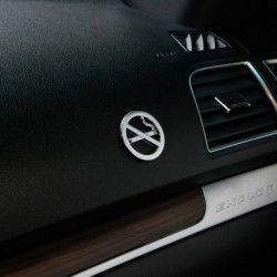Autocolante interior de carro em metal - Proibido fumar