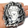 Adesivo de carro / moto - emblema de metal - cabeça de leão 3D