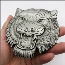 Adesivo de carro / moto - emblema de metal - cabeça de tigre 3D