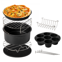 Air fryer accessories - for Gowise Phillips Cozyna & Secura - 7 pieces setBBQ