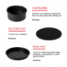 Acessórios para fritadeiras a ar - para Gowise Phillips Cozyna & Secura - conjunto de 7 peças