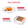 Acessórios para fritadeiras a ar - para Gowise Phillips Cozyna & Secura - conjunto de 7 peças