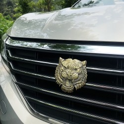 Adesivo de carro / moto - emblema de metal - cabeça de tigre 3D