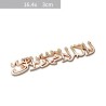 Adesivo de carro / moto - emblema de metal - Islam Shahada