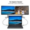 USB C Cabo HDMI Type-C para HDMI - Thunderbolt 3 - conversor - adaptador - 4K 60Hz - para MacBook / Huawei Mate 30 40 Pro