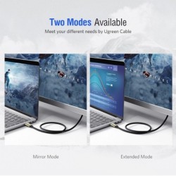USB C Cabo HDMI Type-C para HDMI - Thunderbolt 3 - conversor - adaptador - 4K 60Hz - para MacBook / Huawei Mate 30 40 Pro