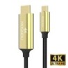 USB C Cabo HDMI Type-C para HDMI - Thunderbolt 3 - conversor - adaptador - 4K 60Hz - para MacBook / Huawei Mate 30 40 Pro