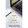 USB C Cabo HDMI Type-C para HDMI - Thunderbolt 3 - conversor - adaptador - 4K 60Hz - para MacBook / Huawei Mate 30 40 Pro